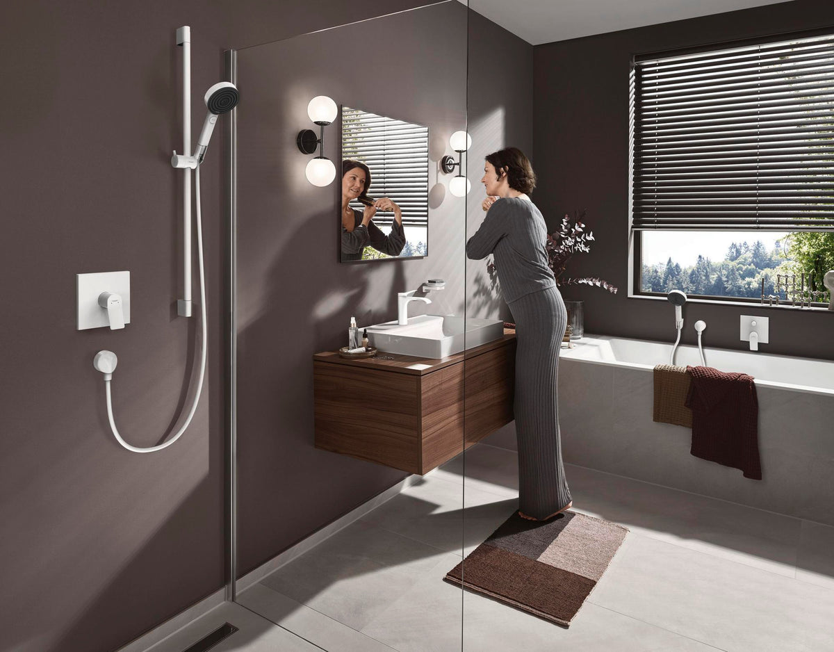 Hansgrohe Pulsify Select 105 3jet Handbrause – 3 Strahlarten, QuickClean, Chrom