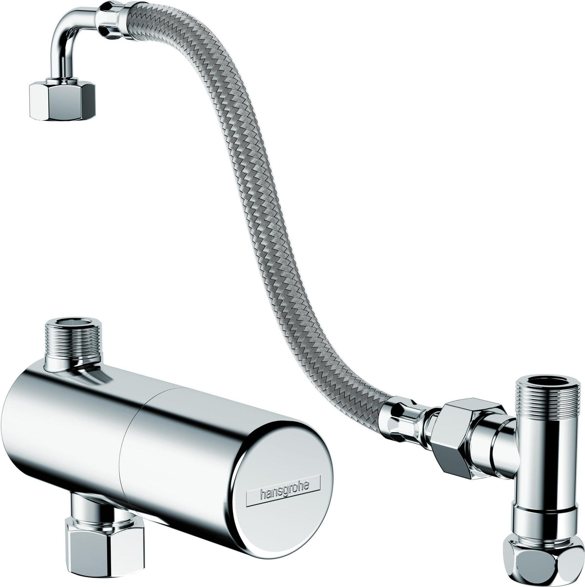 HANSGROHE Ecostat Untertischthermostat chrom – Aufputz, Temperaturbegrenzung, 22,5 l/min