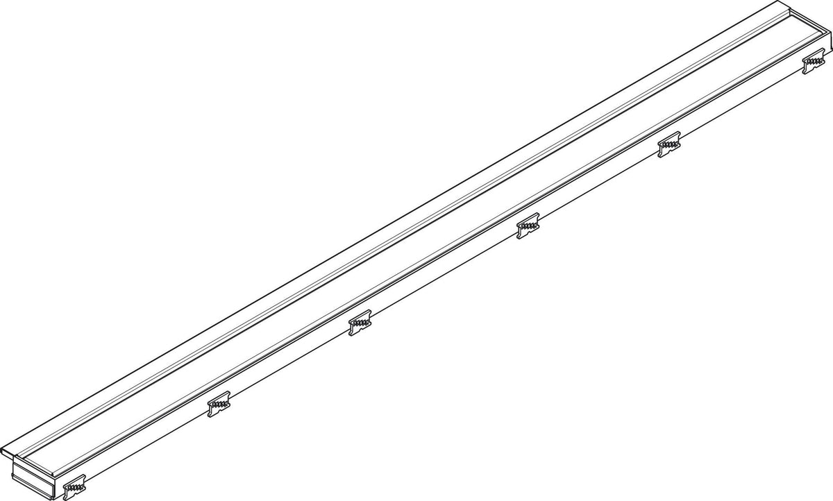 HANSGROHE RainDrain Match Duschrinne 600 mm mattschwarz höhenverstellbar