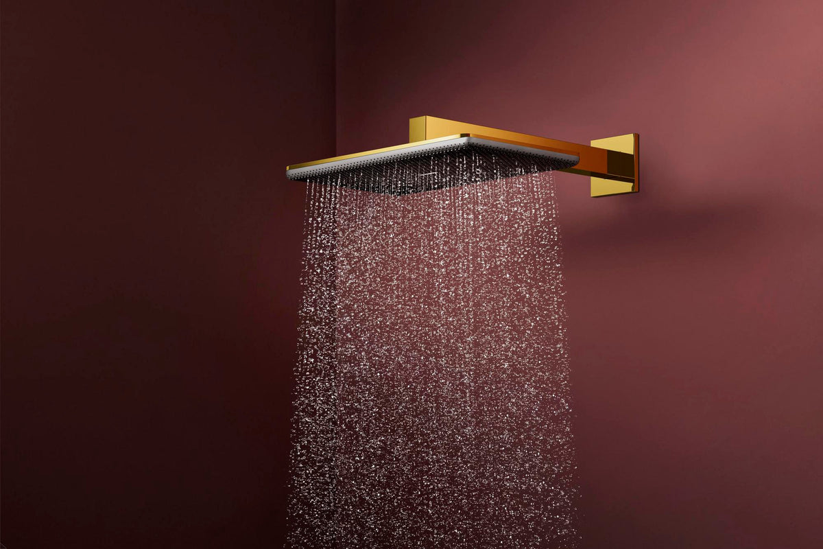 HANSGROHE Kopfbrause Raindance Alive Q 210/340 1jet – Rechteckig, RainAir & PowderRain, Schwarz