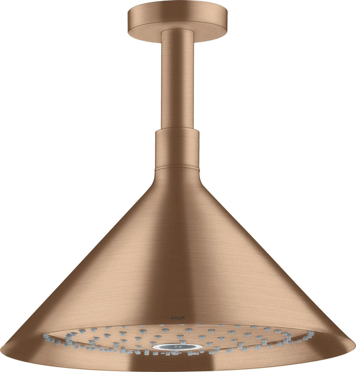 AXOR Kopfbrause 240 2jet von Hansgrohe – Chrom, Deckenmontage, Rain & RainAir