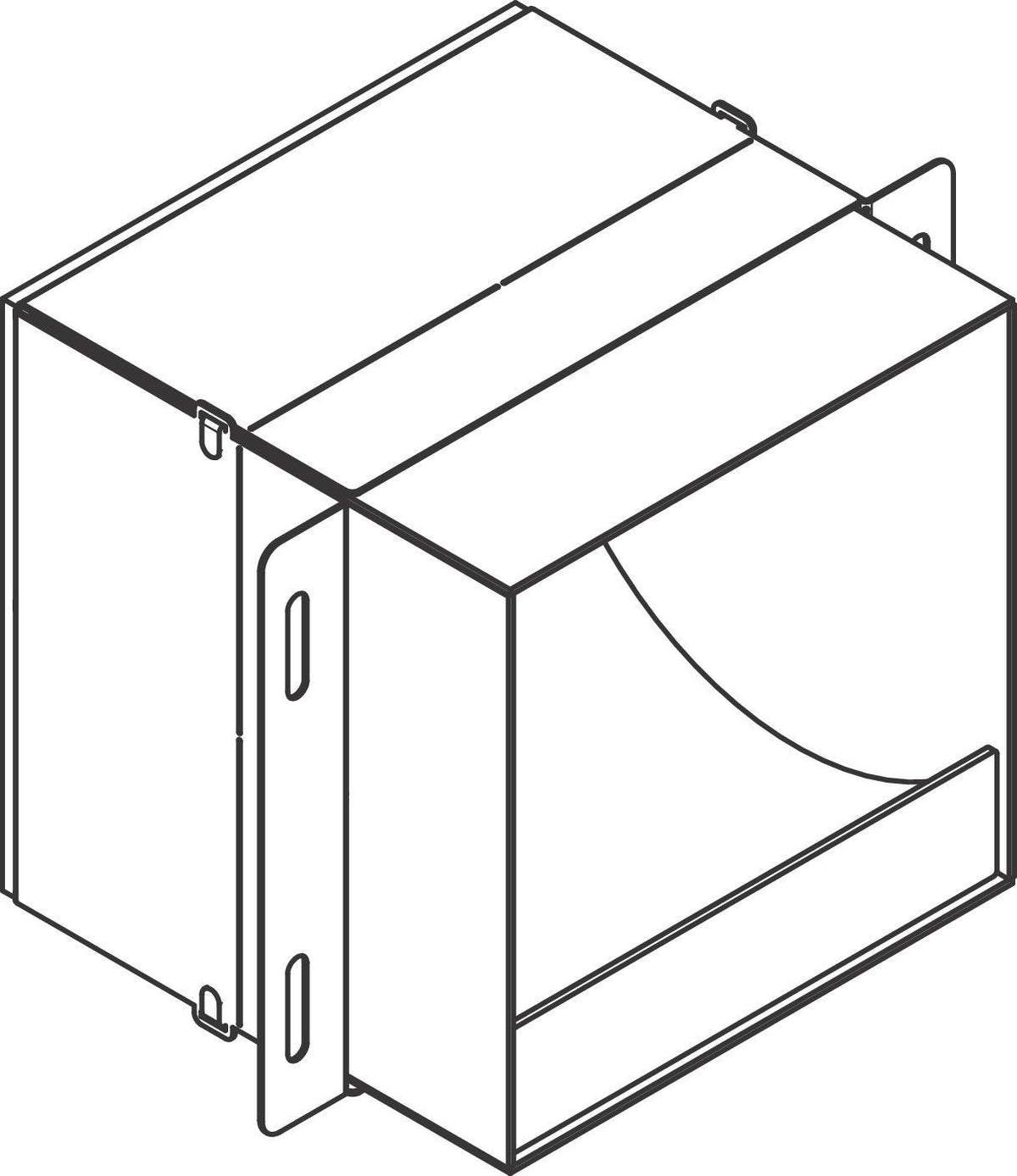HANSGROHE XtraStoris Original WC-Papierhalter 150x150x140mm mattweiß – rahmenloses Design