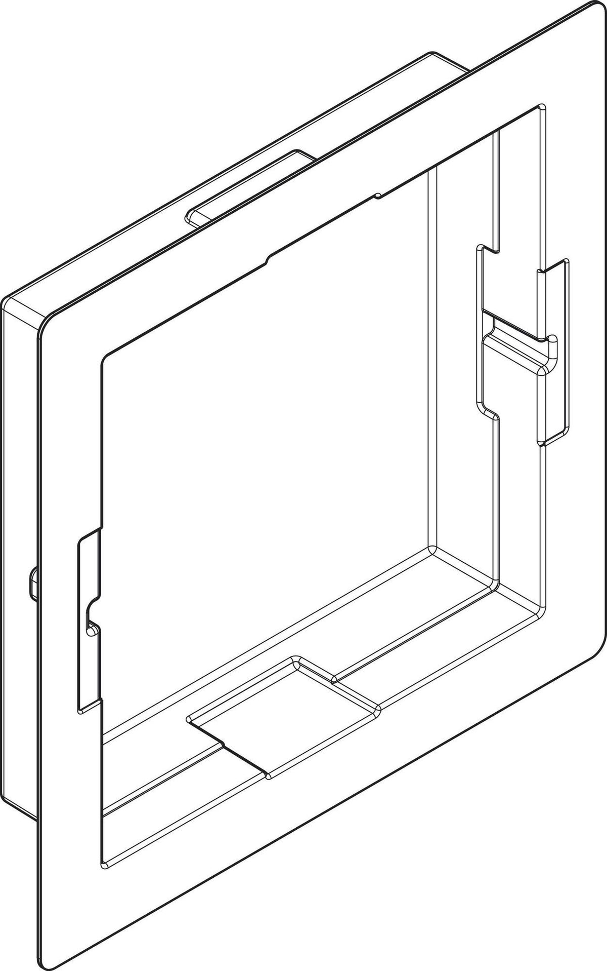 Hansgrohe XtraStoris Einbauset 150x300x70mm – Präziser Einbau für Ihre Duschinstallation