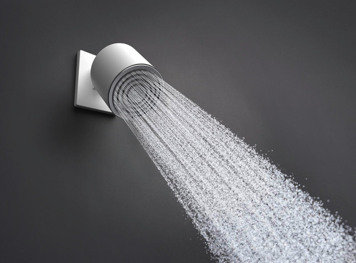 HANSGROHE Pulsify S 105 Kopfbrause mit PowderRain Strahl in Chrom – 1 Strahlart, Antikalk