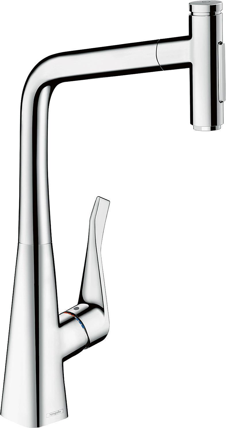 HANSGROHE HG Spültischmischer 320 Select 2jet sBox Ausziehbrause M7117-H320 chrom