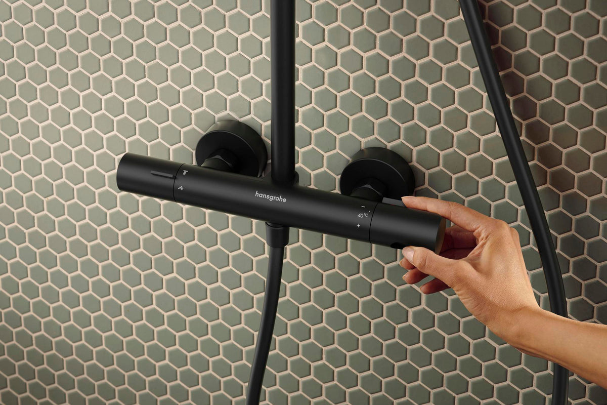 HANSGROHE Activera S Showerpipe 240 1jet EcoSmart mit Ecostat Fine – Chrom