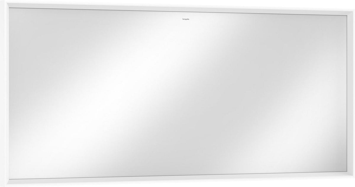 HANSGROHE Spiegel Xarita E mit LED-Beleuchtung und IR-Sensor, mattweiß, 1200 x 700 mm