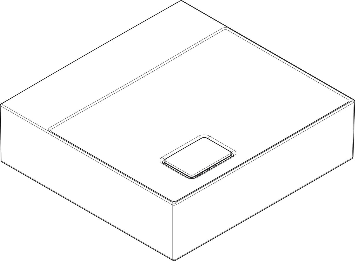 HANSGROHE Xevolos E Handwaschbecken 500x480mm weiß SmartClean ohne Hahnloch