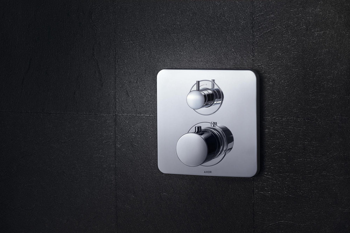 AXOR Citterio M Unterputz-Thermostat mit Abstellventil, chrom – 1 Verbraucher