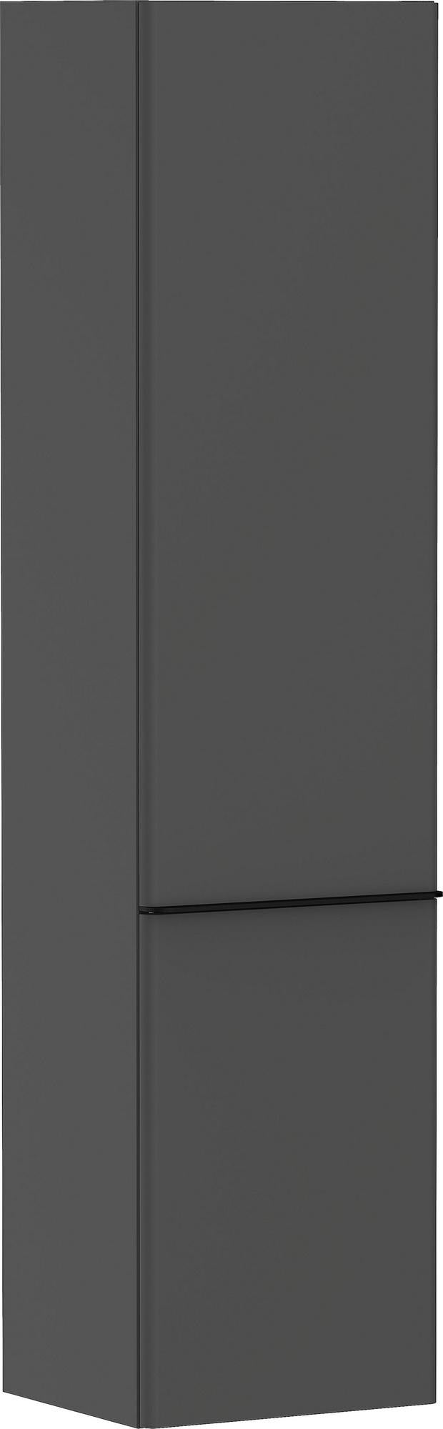 HANSGROHE Hochschrank Xelu Q 1650x400x350mm weiß hochglanz mit chrom Griffleiste