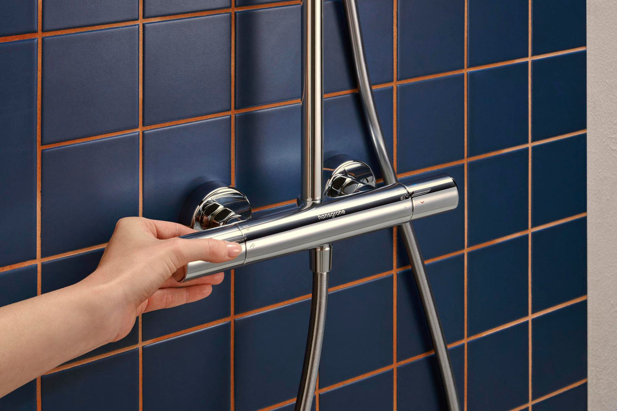 HANSGROHE Activera S Showerpipe 240 1jet EcoSmart mit Ecostat Fine – Chrom