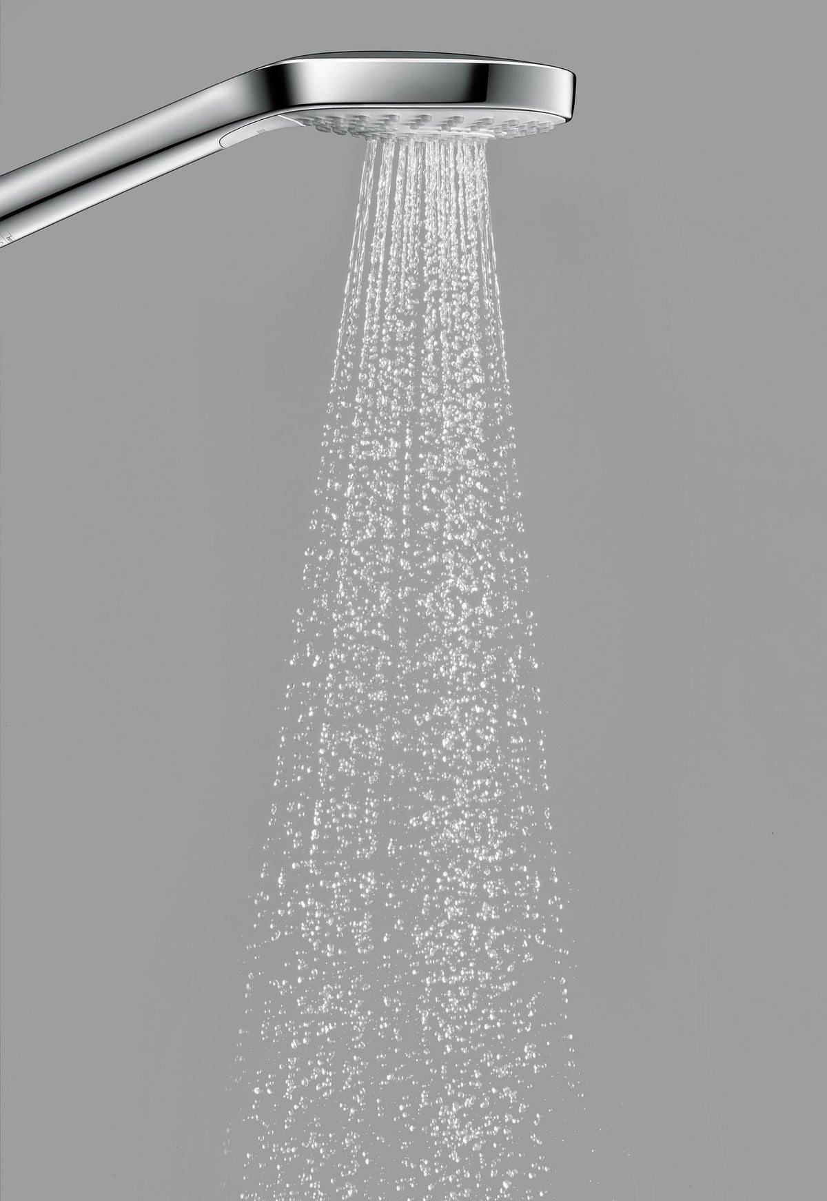 HANSGROHE Handbrause Croma Select E Multi – 3 Strahlarten, Select-Taste, weiß/chrom