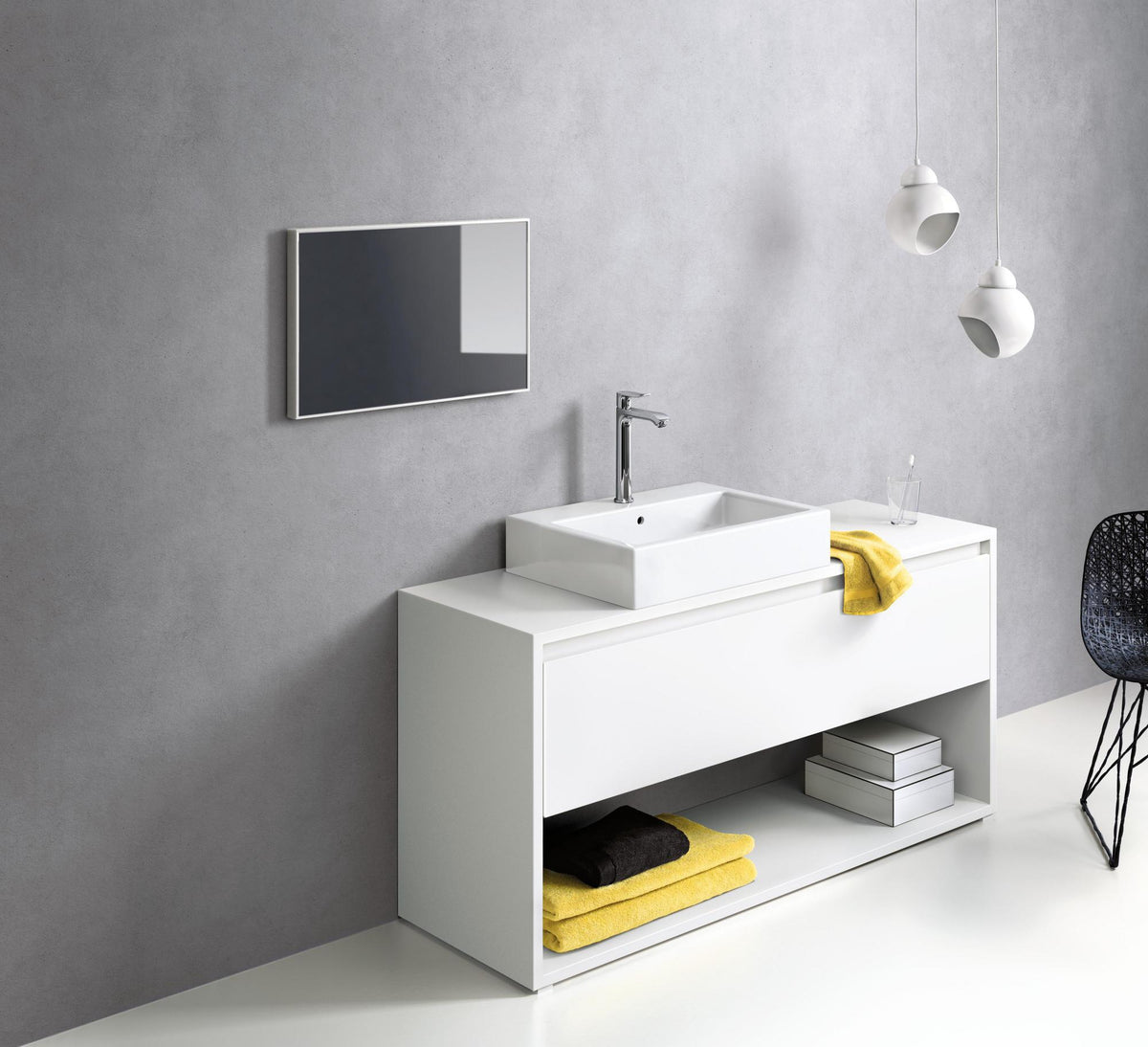 HANSGROHE Metris Einhebel-Waschtischmischer 200 chrom – ComfortZone, 5 l/min, mit Zugstangen-Ablaufgarnitur