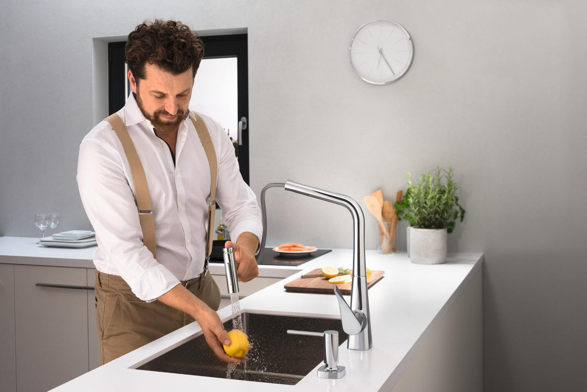 HANSGROHE HG Spültischmischer 320 Select 2jet sBox Ausziehbrause M7117-H320 chrom