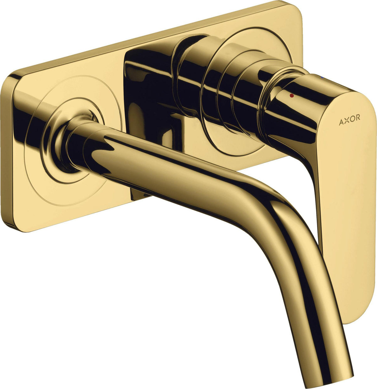 AXOR Citterio M Einhebel-Waschtischmischer Unterputz mit Platte, Chrom, 167 mm Auslauf