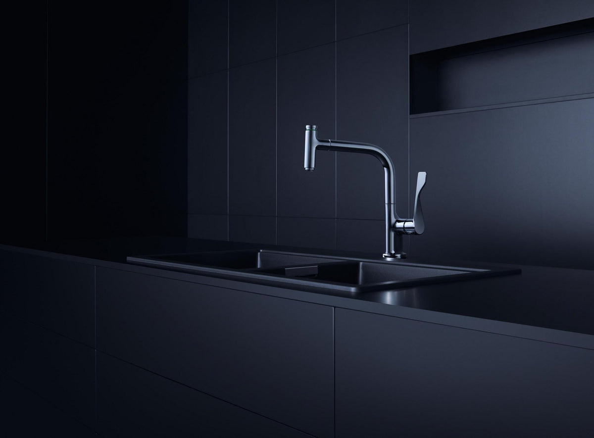 AXOR CITTERIO SELECT Küchenmischer mit Ausziehauslauf, ComfortZone 230, chrom