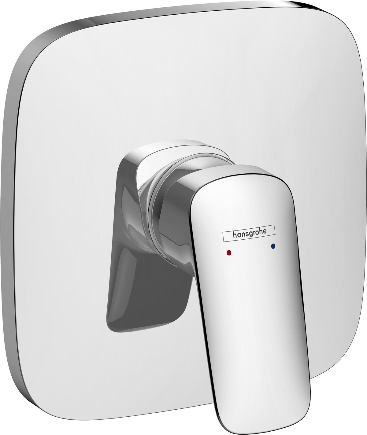 HANSGROHE Logis Einhebel-Brausemischer DN 15 Unterputz Chrom – Fertigmontageset mit Temperaturbegrenzung