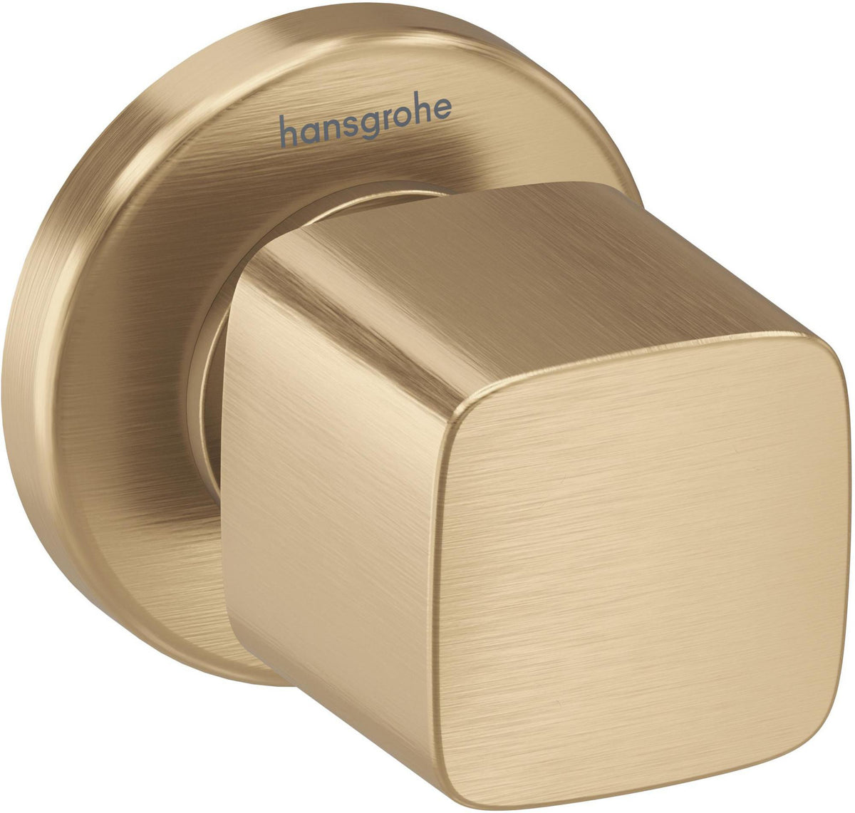 HANSGROHE Metris Unterputz-Abstellventil DN15/DN20 chrom – Aufbauteil mit Abdeckrosette