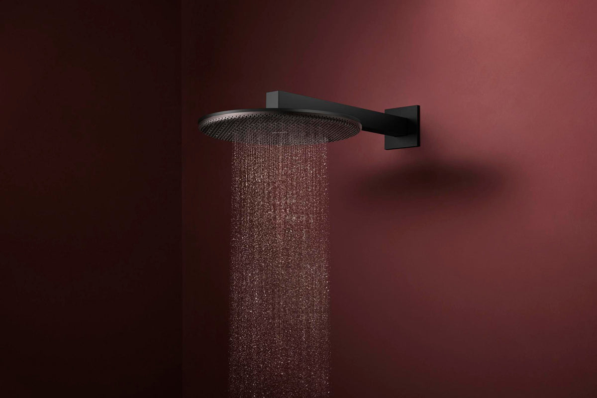 Hansgrohe Raindance Alive S 300 2jet EcoSmart Kopfbrause mit Brausearm – 300 mm, schwarz