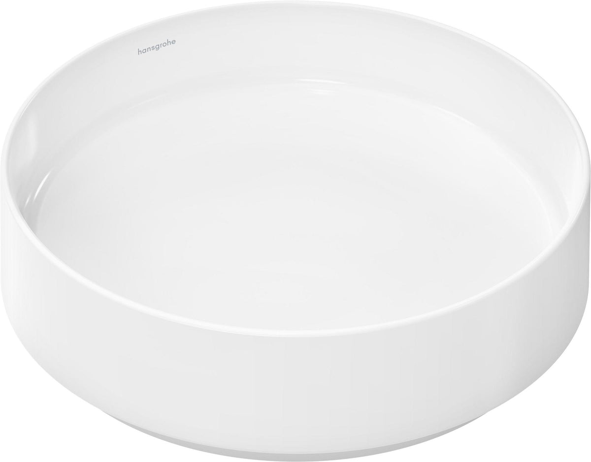HANSGROHE Xuniva Evo S Aufsatzwaschtisch 400x400mm matt schwarz ohne Hahnloch