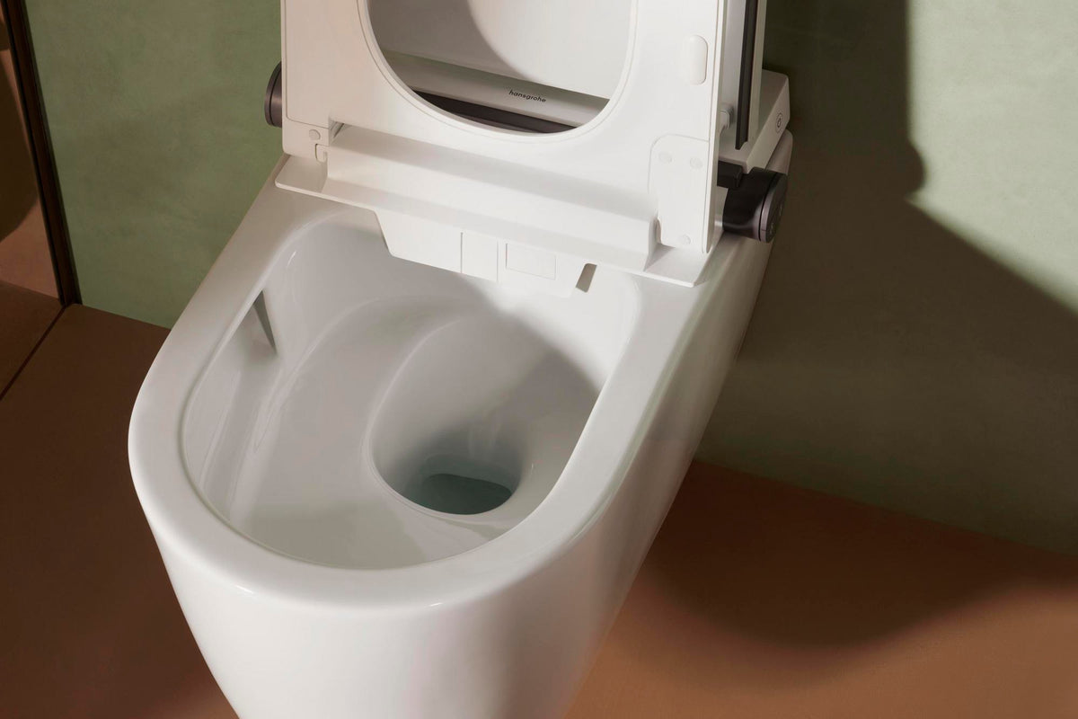 HANSGROHE Dusch-WC LavaPura Element S AquaHelix Flush mit HygieneEffect – Komplettset Wand-WC