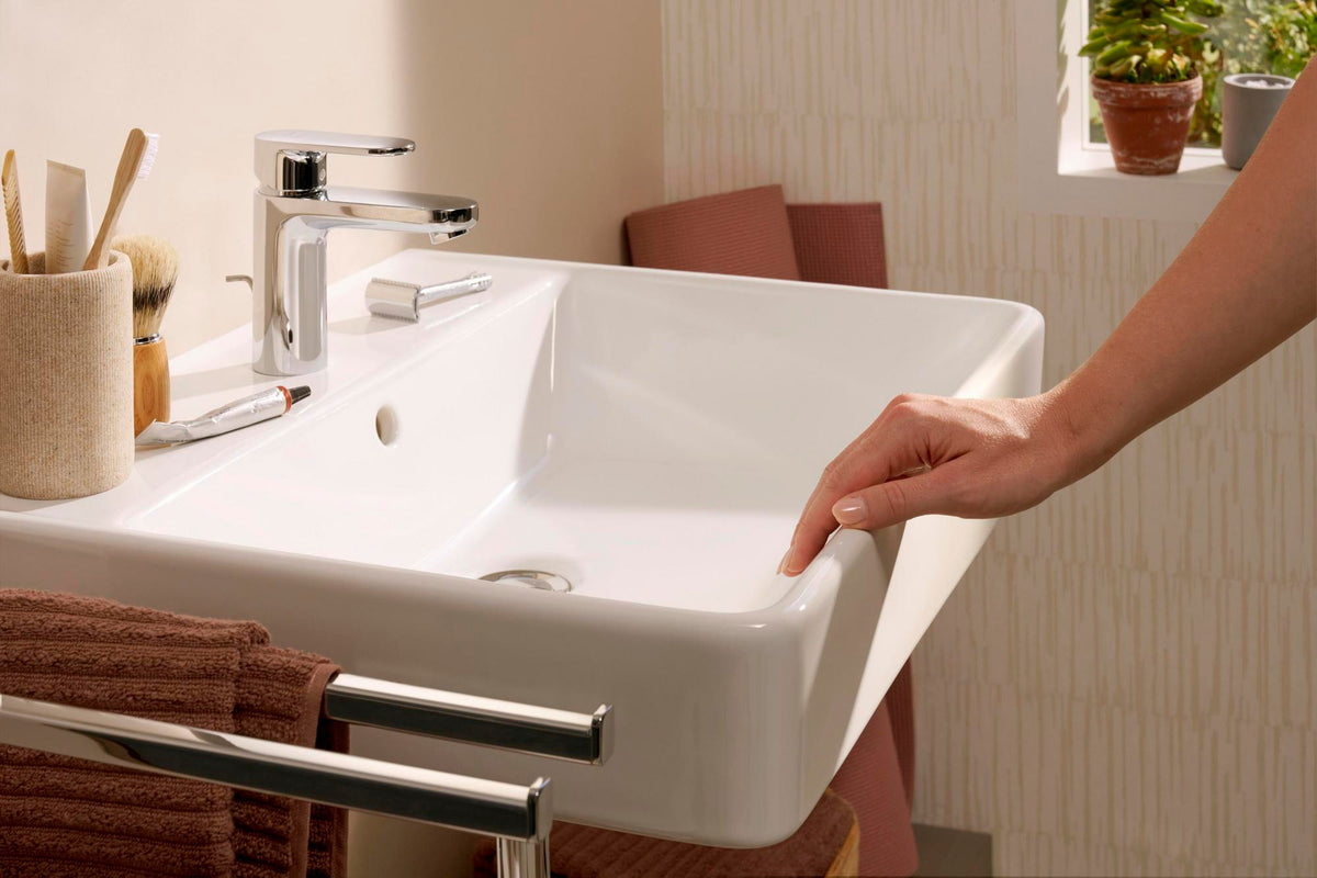 Hansgrohe AddStoris Handtuchhalter 2-armig 445 mm Chrom – Wandmontage, verdeckte Befestigung
