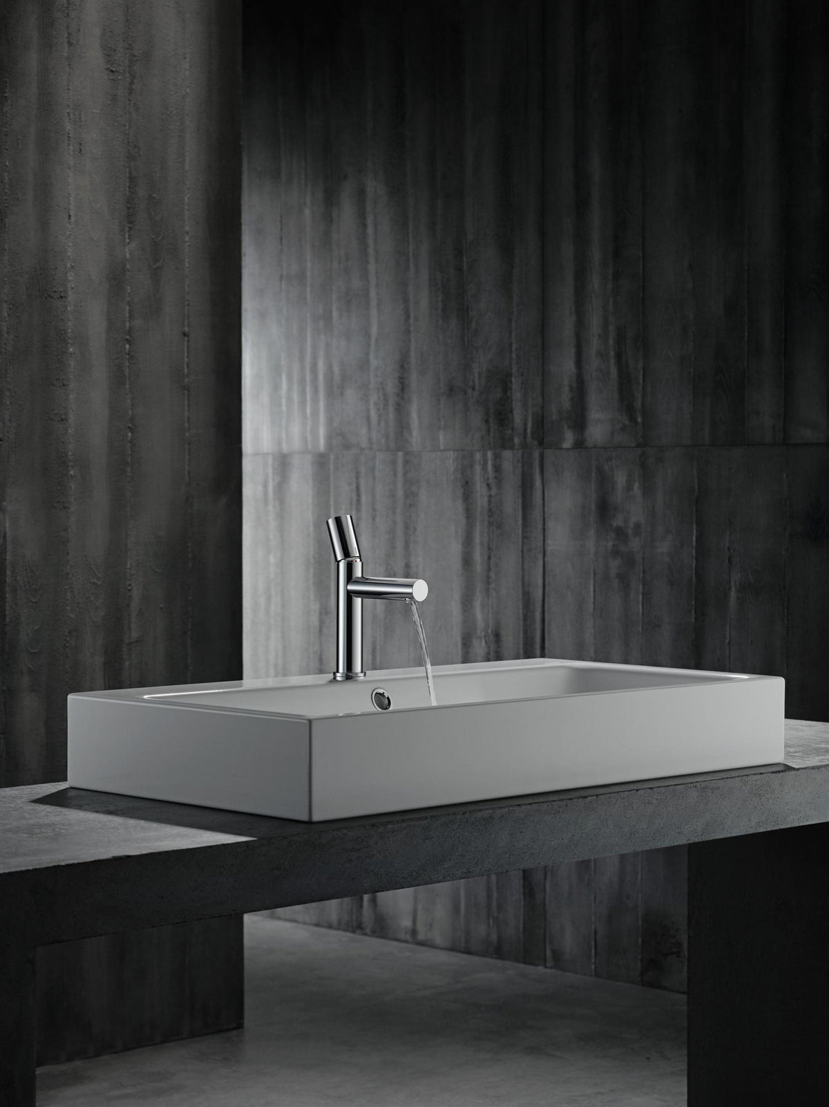 AXOR UNO 110 Einhebel-Waschtischmischer von Hansgrohe – ComfortZone 110, chrom, mit Ablaufgarnitur