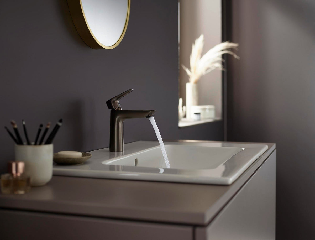 HANSGROHE Talis E Einhebel-Waschtischmischer 110 mit Ablaufgarnitur, chrom – ComfortZone, 5 l/min