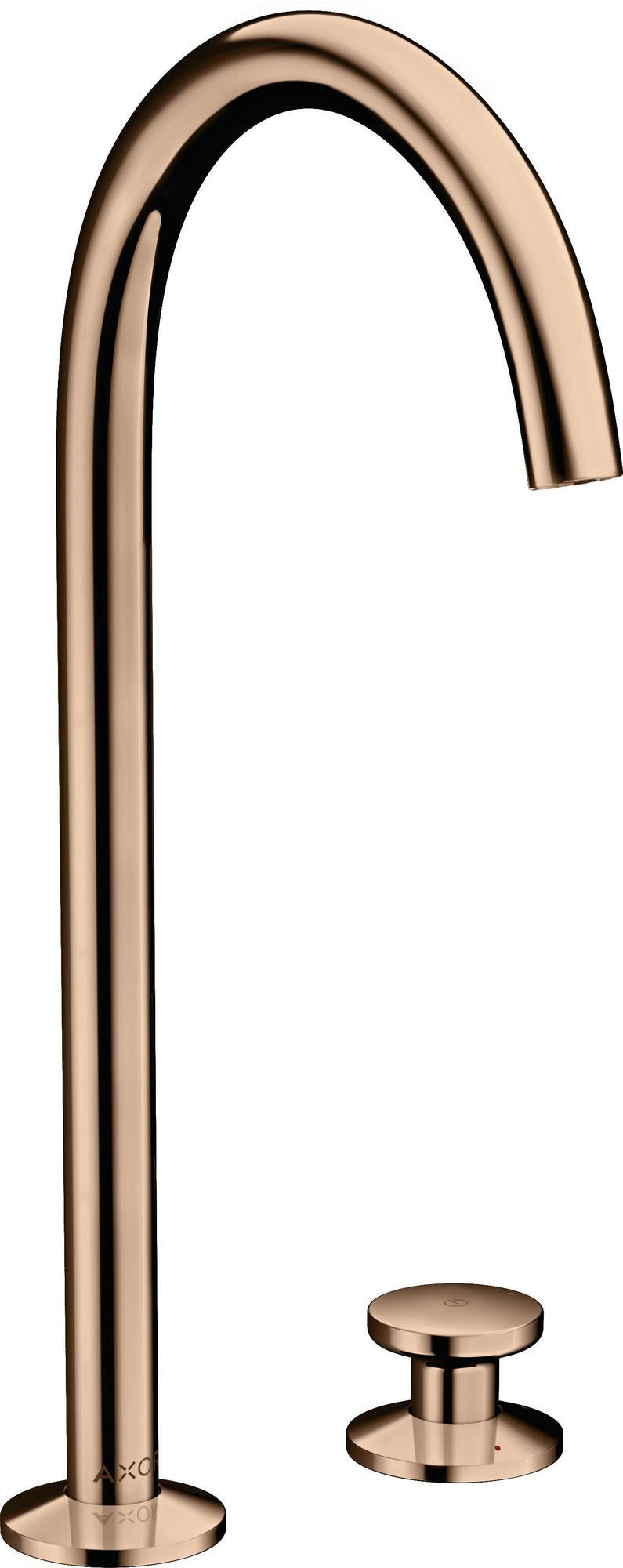 AXOR ONE Select 260 2-Loch-Waschtischmischer mit Push-Open Ablaufgarnitur, chrom