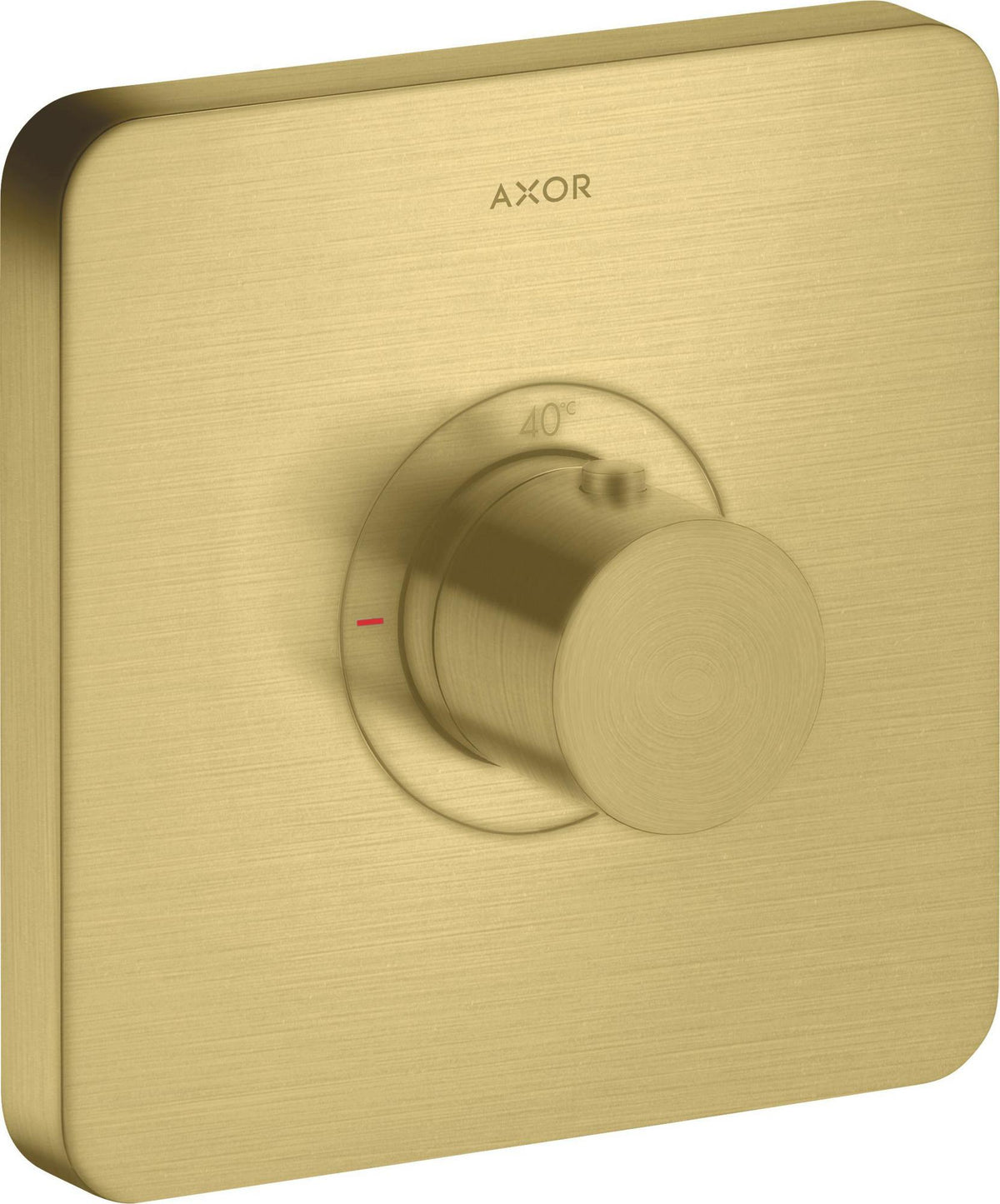 AXOR ShowerSelect Soft Thermostatbatterie Highflow Unterputz Chrom – quadratisch, 1 Verbraucher