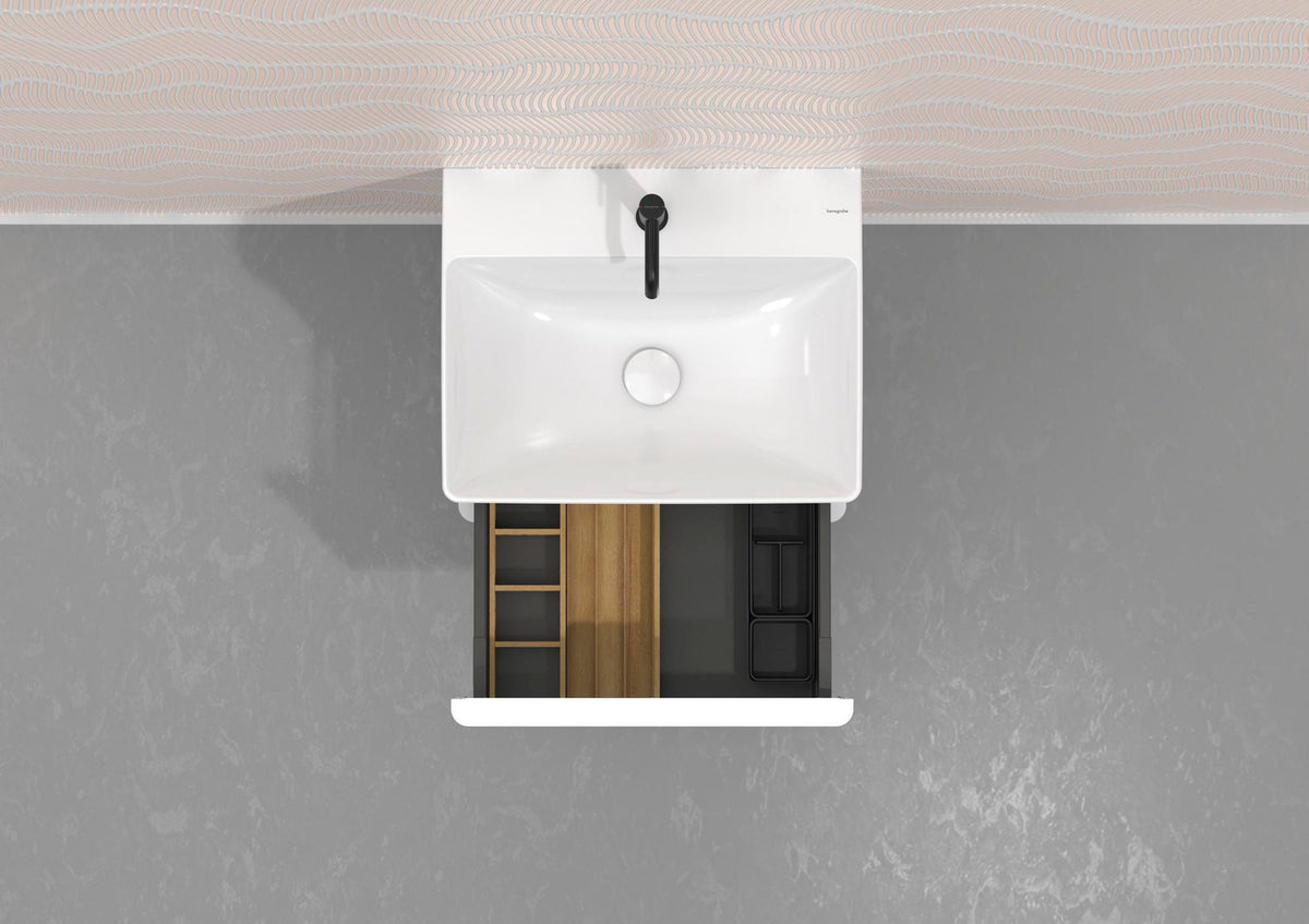 HANSGROHE IntraStoris Schubkasteninneneinteilung Basis Set 100/345 mattschwarz für Xelu & Xevolos