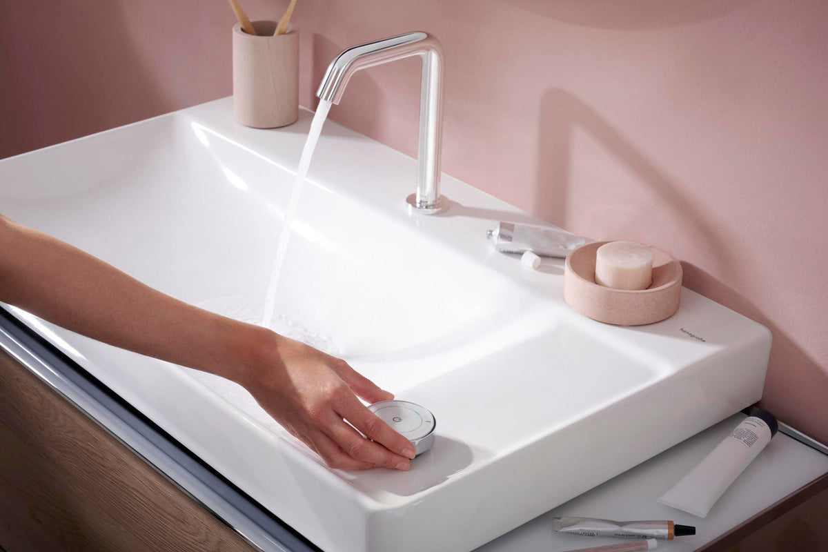 Hansgrohe Tecturis S Zweiloch-Waschtischmischer chrom mit ComfortZone 150 und CoolStart