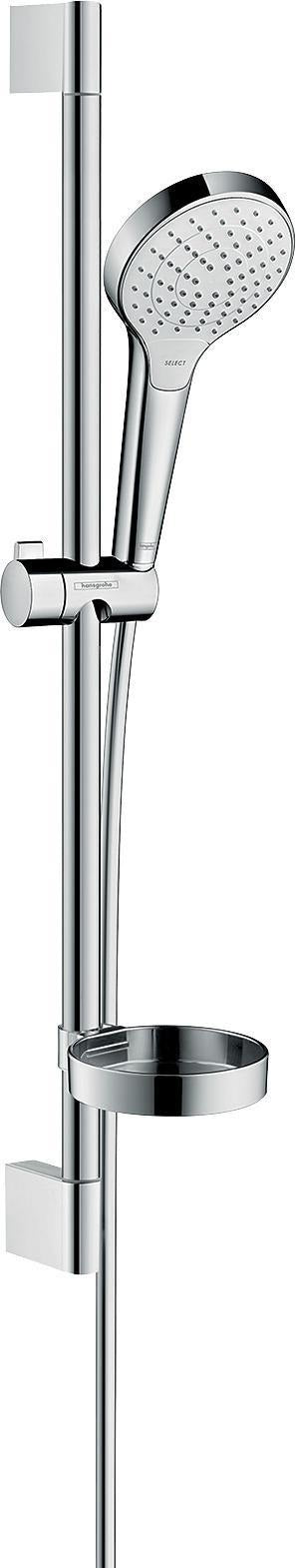 HANSGROHE Brauseset Croma Select S Vario weiß/chrom mit 650 mm Brausestange