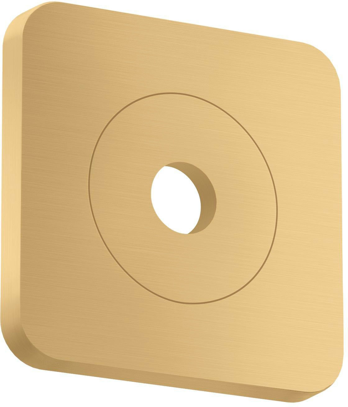 AXOR Citterio C Wandrosette 120x120 mm softsquare Chrom – Hochwertige Metall-Rosette für die Wandmontage