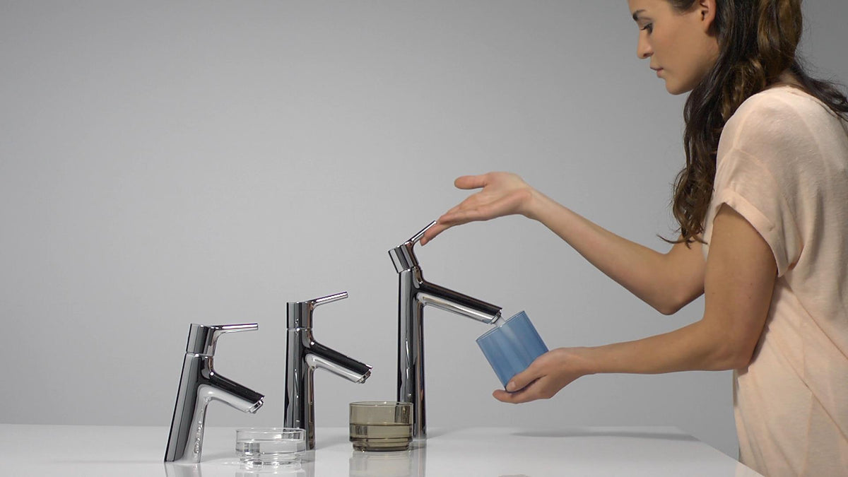 HANSGROHE Talis S Einhebel-Waschtischmischer 190 chrom mit Zugstangen-Ablaufgarnitur