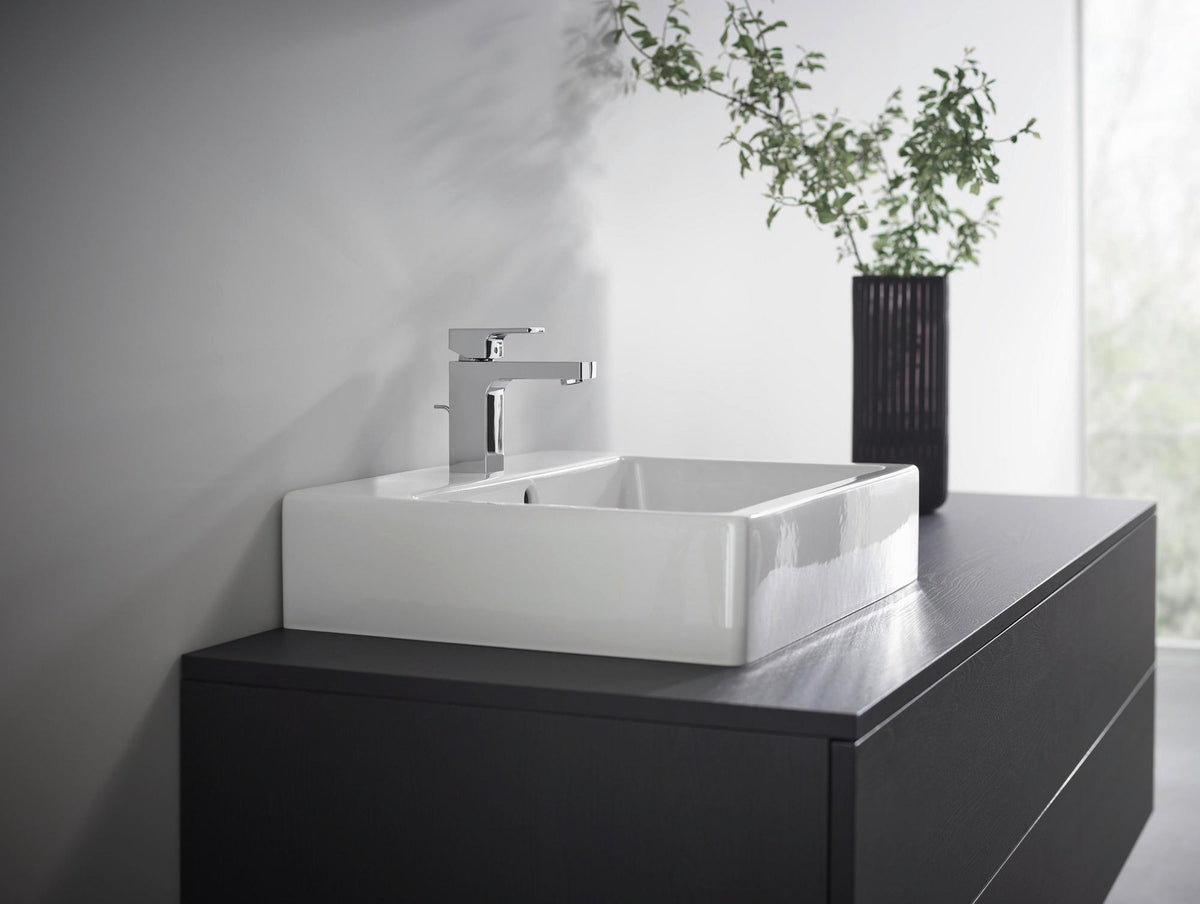 Hansgrohe VERNIS Shape 100 Einhebel-Waschtischmischer mit Zugstangen-Ablaufgarnitur, chrom