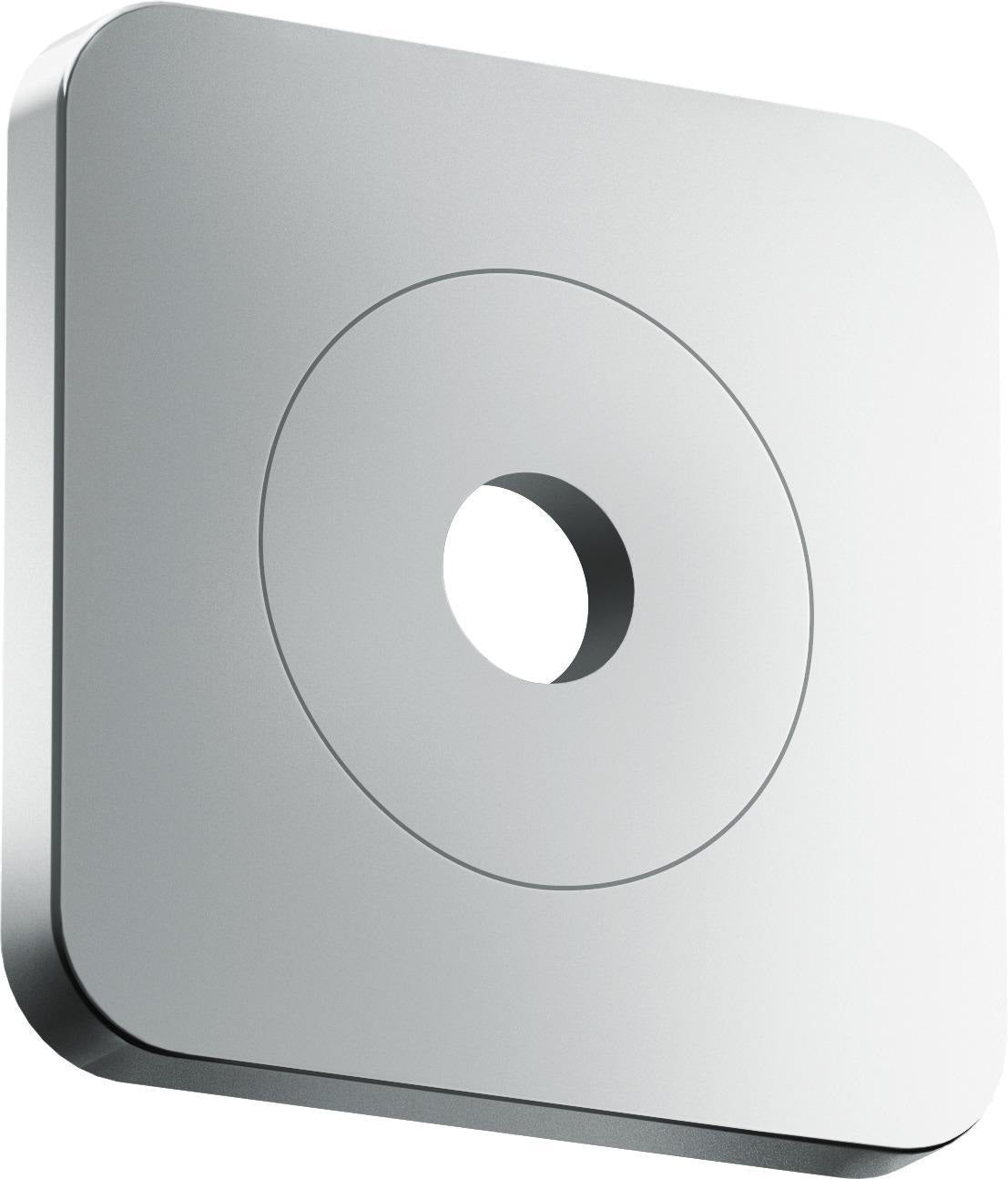 AXOR Citterio C Wandrosette 120x120 mm softsquare Chrom – Hochwertige Metall-Rosette für die Wandmontage