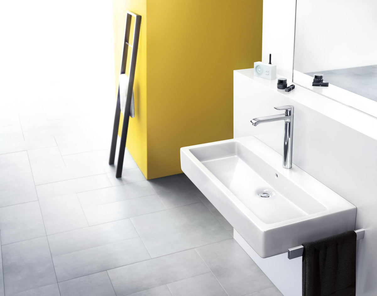HANSGROHE Metris 260 Einhebel-Waschtischmischer mit ComfortZone, Zugstangen-Ablaufgarnitur und Temperaturbegrenzung, chrom