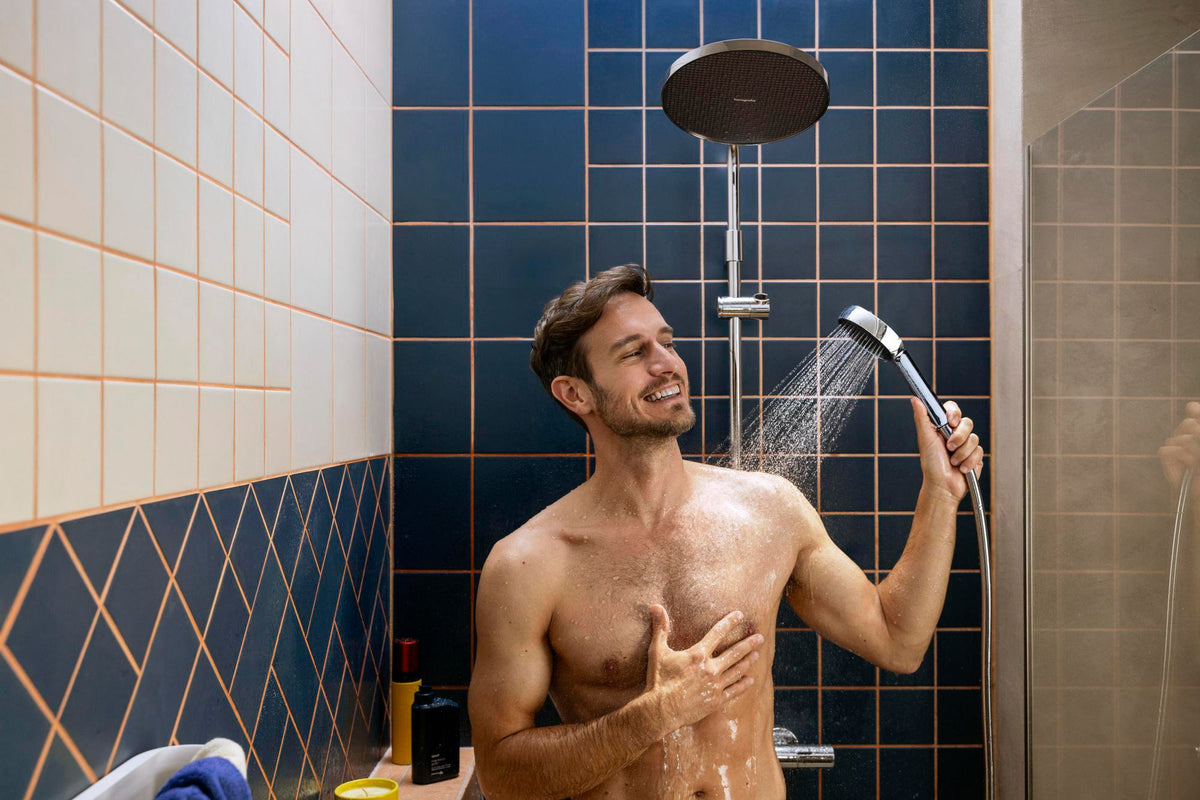 Hansgrohe Activera S Showerpipe 240 1jet EcoSmart mit Ecostat Fine Thermostat, Chrom