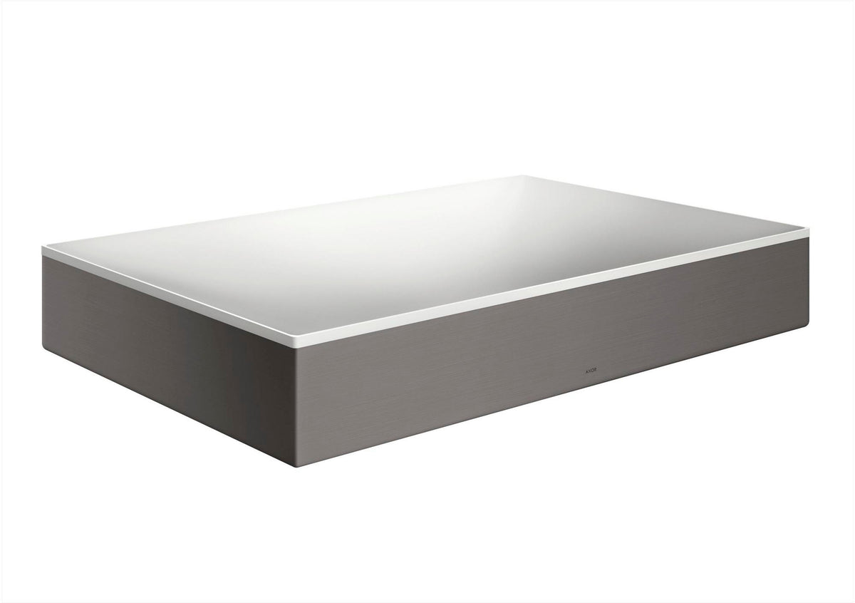 AXOR Suite Aufsatzwaschtisch 600x400mm SolidSurface mit chrom Designrahmen