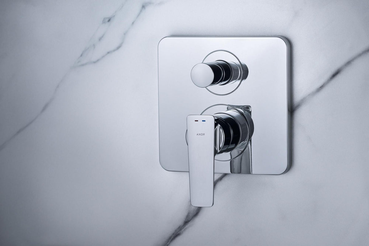 AXOR CITTERIO E DN 15 Einhebel-Wannenmischer Unterputz mit Umsteller – Chrom