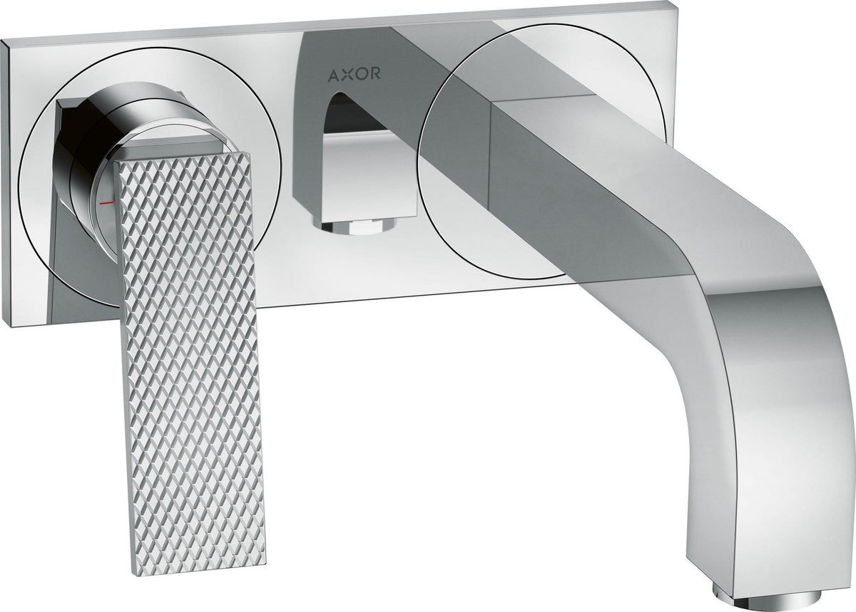 AXOR CITTERIO Fertigmontageset Waschtischmischer Unterputz mit Hebelgriff Chrom 220 mm