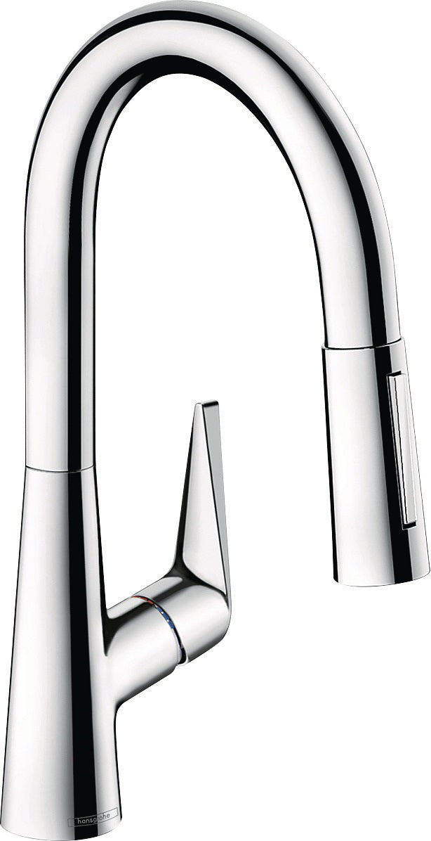 HANSGROHE Talis S 160 Einhebel-Küchenmischer mit Ausziehbrause, Chrom
