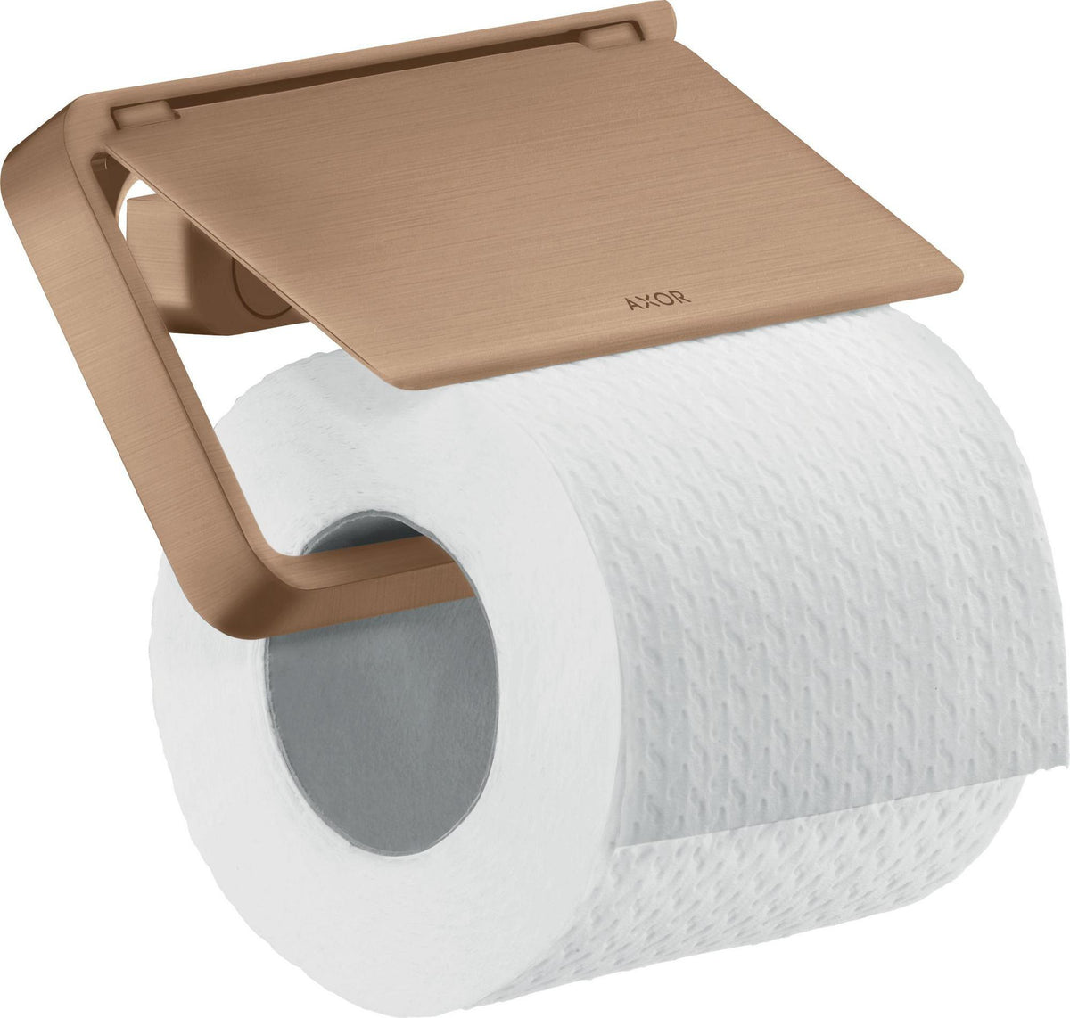 AXOR Universal Papierhalter Wandmontage Chrom – Toilettenpapier-Rollenhalter mit Deckel