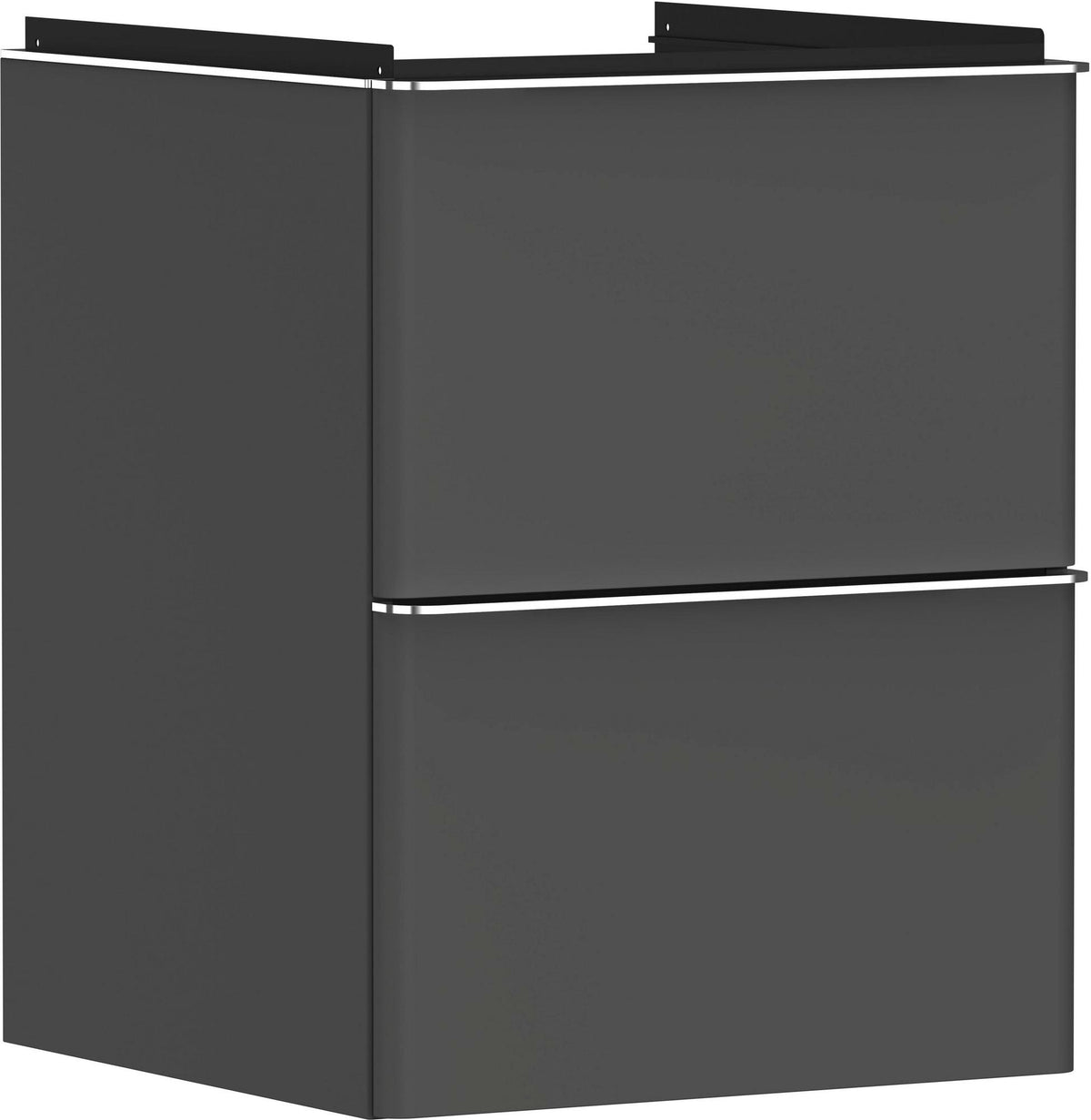 Hansgrohe Xelu Q Waschtischunterschrank 480 mm weiß hochglanz mit 2 Schubkästen und SoftClose