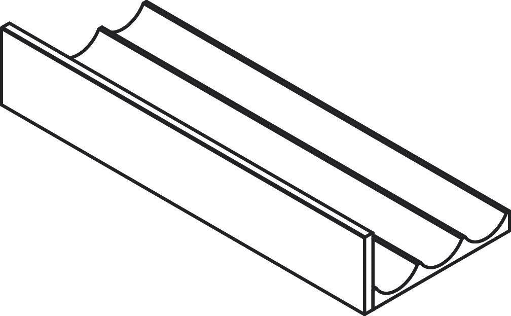 HANSGROHE IntraStoris Schubkasteninneneinteilung Basis Set 100/345 mattschwarz für Xelu & Xevolos