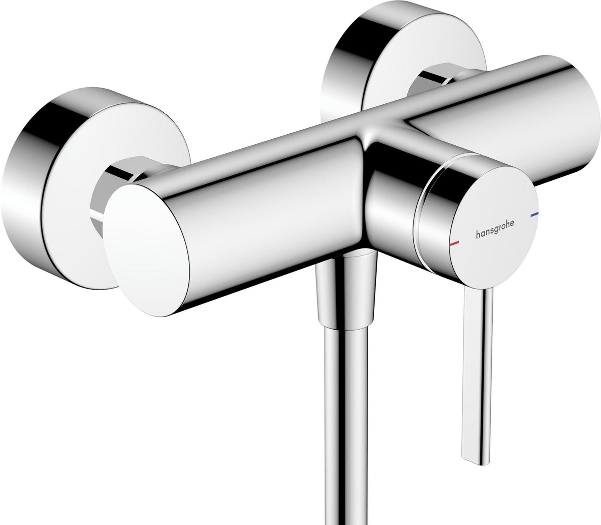 HANSGROHE Zesis S Brausemischer Aufputz Chrom – Einhandmischer mit Temperaturbegrenzung
