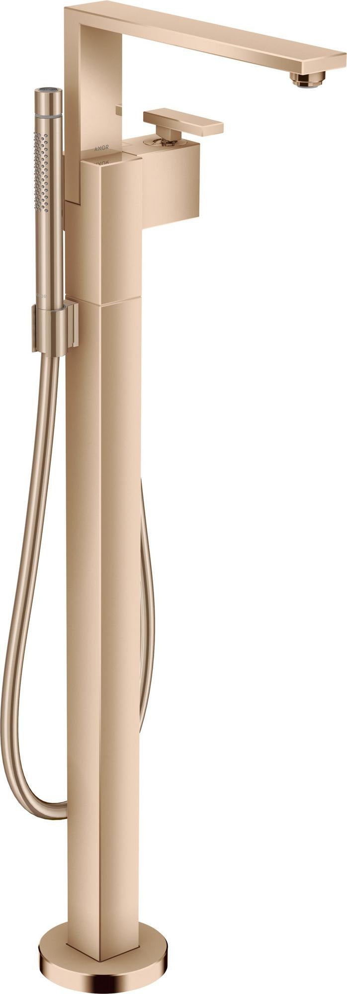 AXOR Edge Wannenmischer Fertigset zur Bodenmontage in Chrom – Hansgrohe