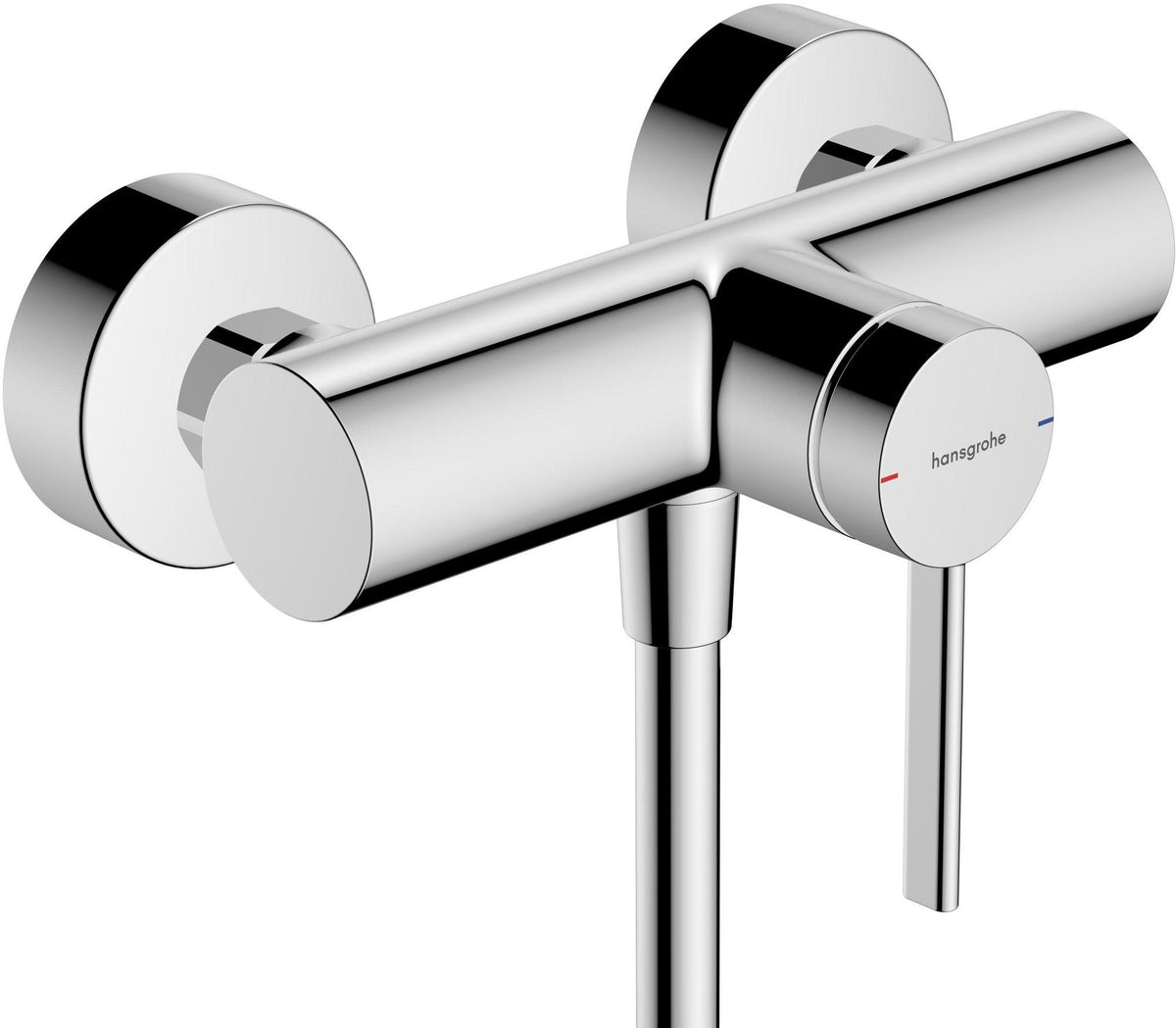 HANSGROHE Zesis S Brausemischer Aufputz Chrom – Einhandmischer mit Temperaturbegrenzung