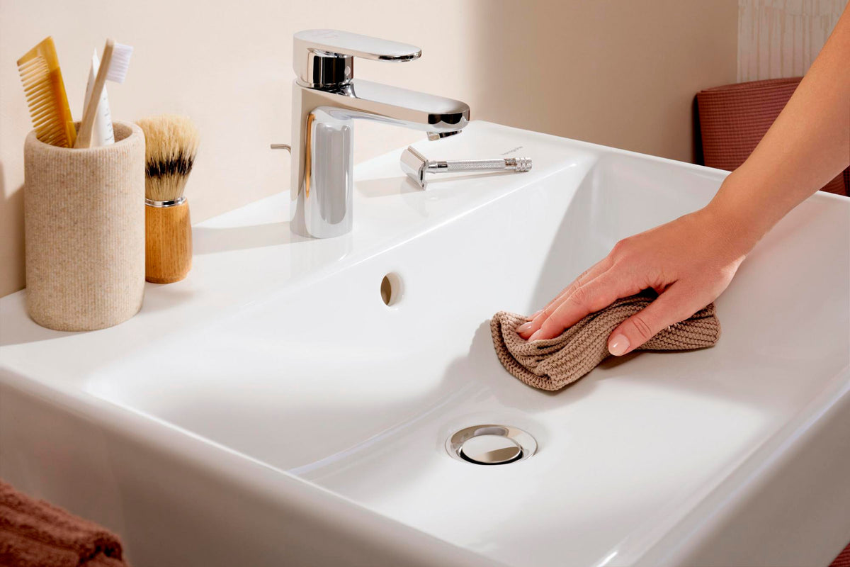 Hansgrohe Xanuia Q Waschtisch 600x480 mm weiß ohne Hahnloch mit Überlauf